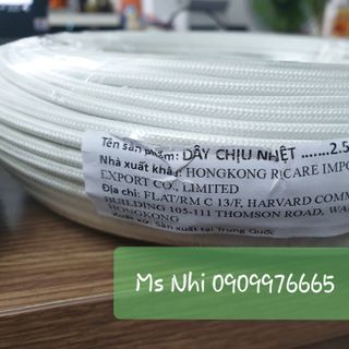 Dây điện chịu nhiệt Amiang 4.0
