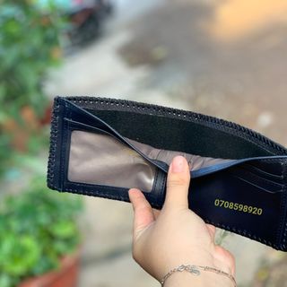ví pullup khâu viền ( 100%) da bò