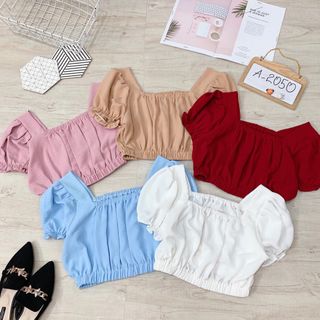 Áo croptop bo thun