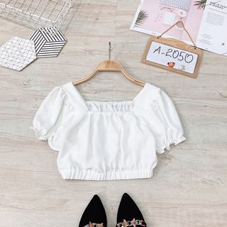 Áo croptop bo thun