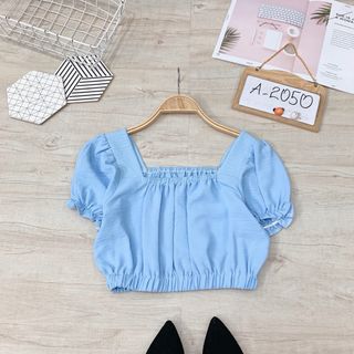 Áo croptop bo thun