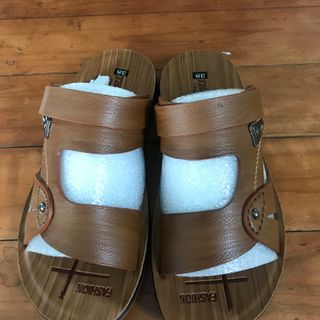 dép da bò 100%, BH 12 tháng