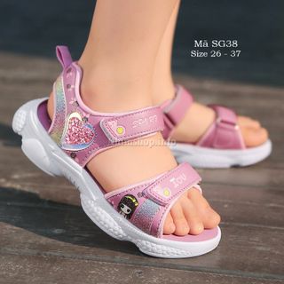 Bán buôn bán sỉ giày dép trẻ em - Dép Sandal bé gái SG38 giá sỉ