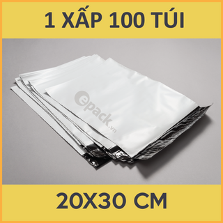 Túi Gói Hàng Siêu Tốc - Màu Trắng - Size 20x30 Cm