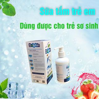 Sữa tắm gội thảo dược Dolphin 200ml dạng vòi xịt