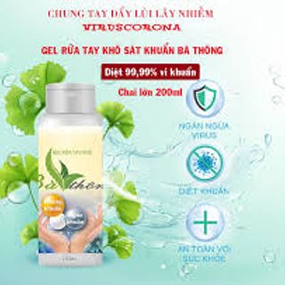 Gel rửa tay sát khuẩn bà thông 100 ml