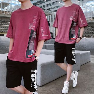 Bộ Quần Áo Thun Nam Thể Thao Mùa Hè Thể Thao Ngắn Tay Kết Hợp Quần Short TRIBOLD Trẻ Trung Năng Động