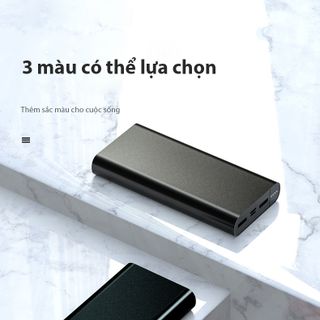 pin sạc dự phòng K2 dung lượng 25000mah cổng sạc nhanh QC3.0