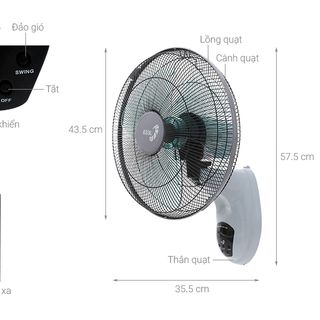 QUẠT TREO ĐIỀU KHIỂN TỪ XA ASIA L16006-XV0 giá sỉ