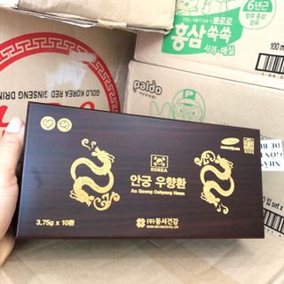 Bổ não ngăn đột quỵ hộp gỗ 10 viên hàn quốc