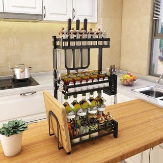 Kệ gia vị 3 tầng inox