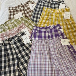 Quần Short lưng kẻ caro hottrend