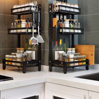 Kệ gia vị 3 tầng Inox sắt