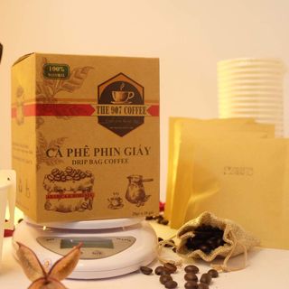 CAFE NGUYÊN CHẤT PHIN GIẤY 907 - 1 HỘP 10 TÚI giá sỉ