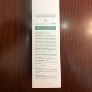 Xịt trị mụn Klavuu Tea Tree Care Body Spray Hàn Quốc