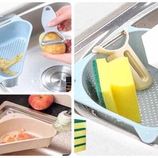 Rỗ góc bồn rửa chén