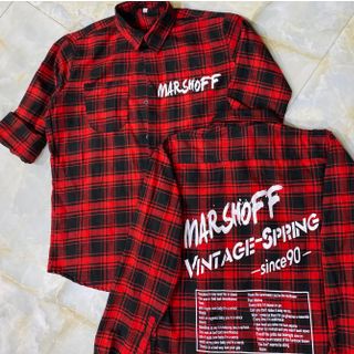 Áo sơmi caro form rộng