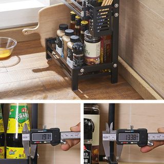 Kệ gia vị 3 tầng Inox sắt