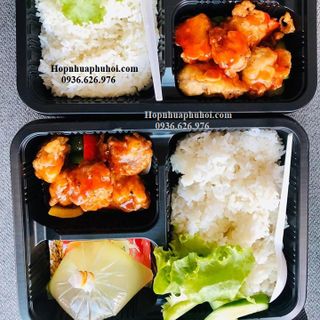 Hộp nhựa đựng cơm 3 ngăn