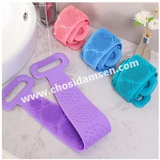 DÂY CHÀ LƯNG SILICONE TẨY TẾ BÀO CHẾT GIÚP LƯU THÔNG MÁU, DÂY TẮM CHÀ LƯNG 2 MẶT SILICONE ĐÀI LOAN giá sỉ