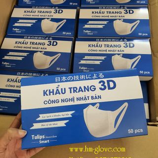 Khẩu trang 3D tulips Amsterdam Smart Nhật Bản