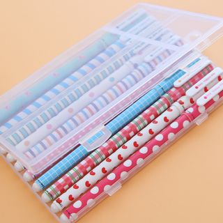 Set 10 bút nước 10 màu mực siêu dễ thương có hộp đựng