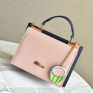 [ Mẫu Độc Đáo ] Túi Xách Nữ Kiểu Dáng Độc Đáo Móc Khóa Hình Trái Cây Dễ thương TEB277