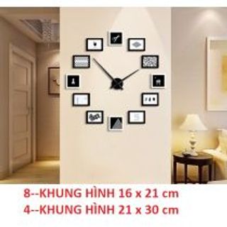 ĐỒNG HỒ 12 KHUNG HÌNH CỰC ĐẸP-svs giá sỉ