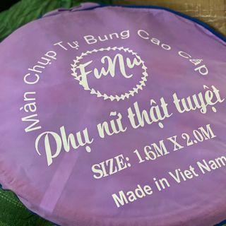 Mùng Chụp Không Đáy Tự Bung FuNu - Hàng Việt Nam Chuẩn , Mịn, Mày, Chắc Chắn