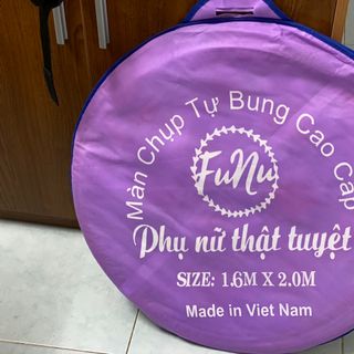 Mùng Chụp Không Đáy Tự Bung FuNu - Hàng Việt Nam Chuẩn , Mịn, Mày, Chắc Chắn