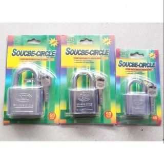 Ổ khóa 3 vòng 3P/30mm (4 chìa)
