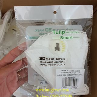 Khẩu trang 3D mask N95 Tulip công nghệ Nhật Bản