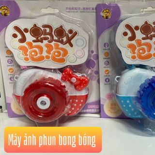 Máy ảnh phun bong bóng trẻ em cực xinh