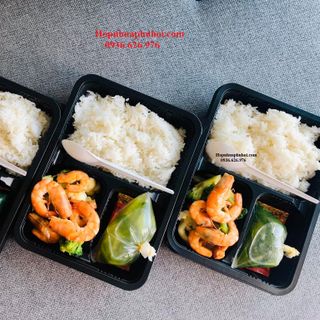 Hộp nhựa đựng cơm 3 ngăn