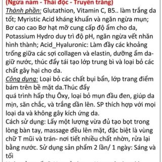 Sữa rửa mặt thải độc truyền trắng wskin