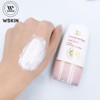 Kem choàng nắng tone up base Pink Wskin