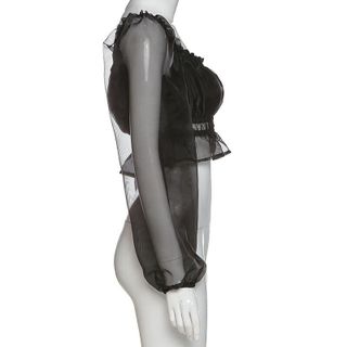 Áo Kiểu Công Chúa tay bồng Black Lady