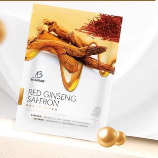 Mặt nạ nhung hồng sâm saffron