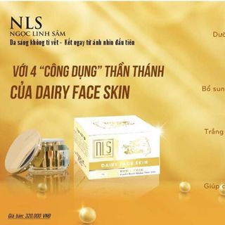 Kem ủ đêm ngọc linh sâm DAIRY FACE SKIN