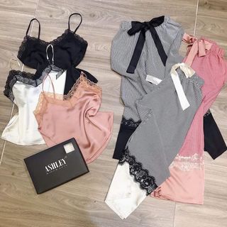 Bộ satin phối lụa cao cấp