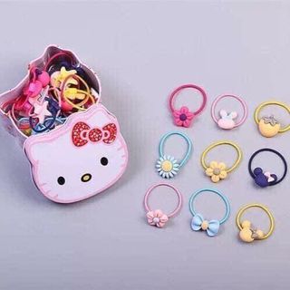 Hộp thun kitty 40 sợi bông hoa trái cây xinh đẹp giá sỉ