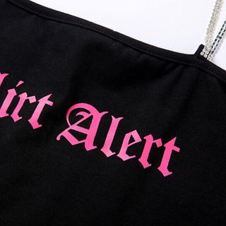 Áo Croptop Dây Chain Flirt Alert