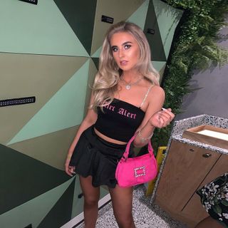 Áo Croptop Dây Chain Flirt Alert