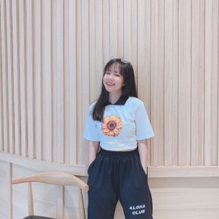 Áo kiểu croptop hoa hướng dương