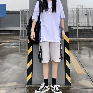 Quần short túi hộp có dây nút bấm ( size M - 2XL )