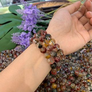 Vòng Tay Hạt Thạch Anh Ưu Linh 8 ly - Trang Sức Phong Thủy