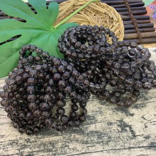 Vòng Tay Hạt Thạch Anh Tóc Đen 10 ly- Trang Sức Phong Thủy