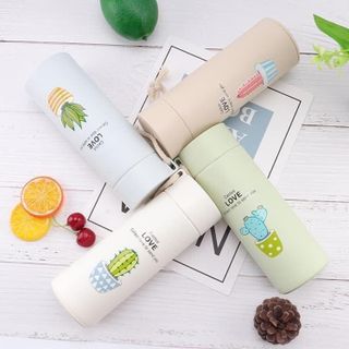 Bình nước thủy tinh 450ml phong cách hàn quốc