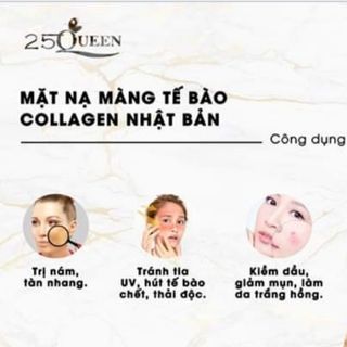 Mặt nạ màng tế bào trị nám và tái tạo collagen 25 Queen