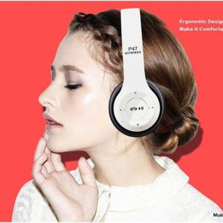 Tai nghe bluetooth P47 có khe cắm thẻ nhớ
